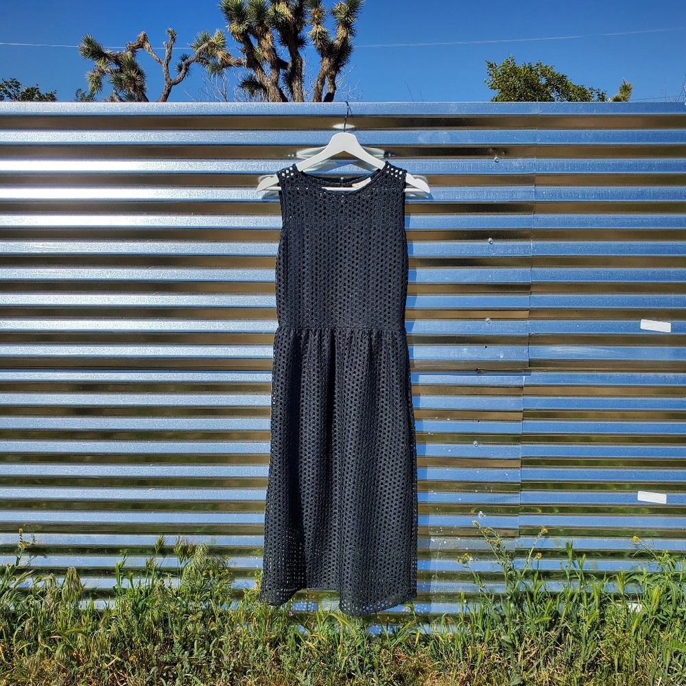 H&M Forest Green Midi Dress